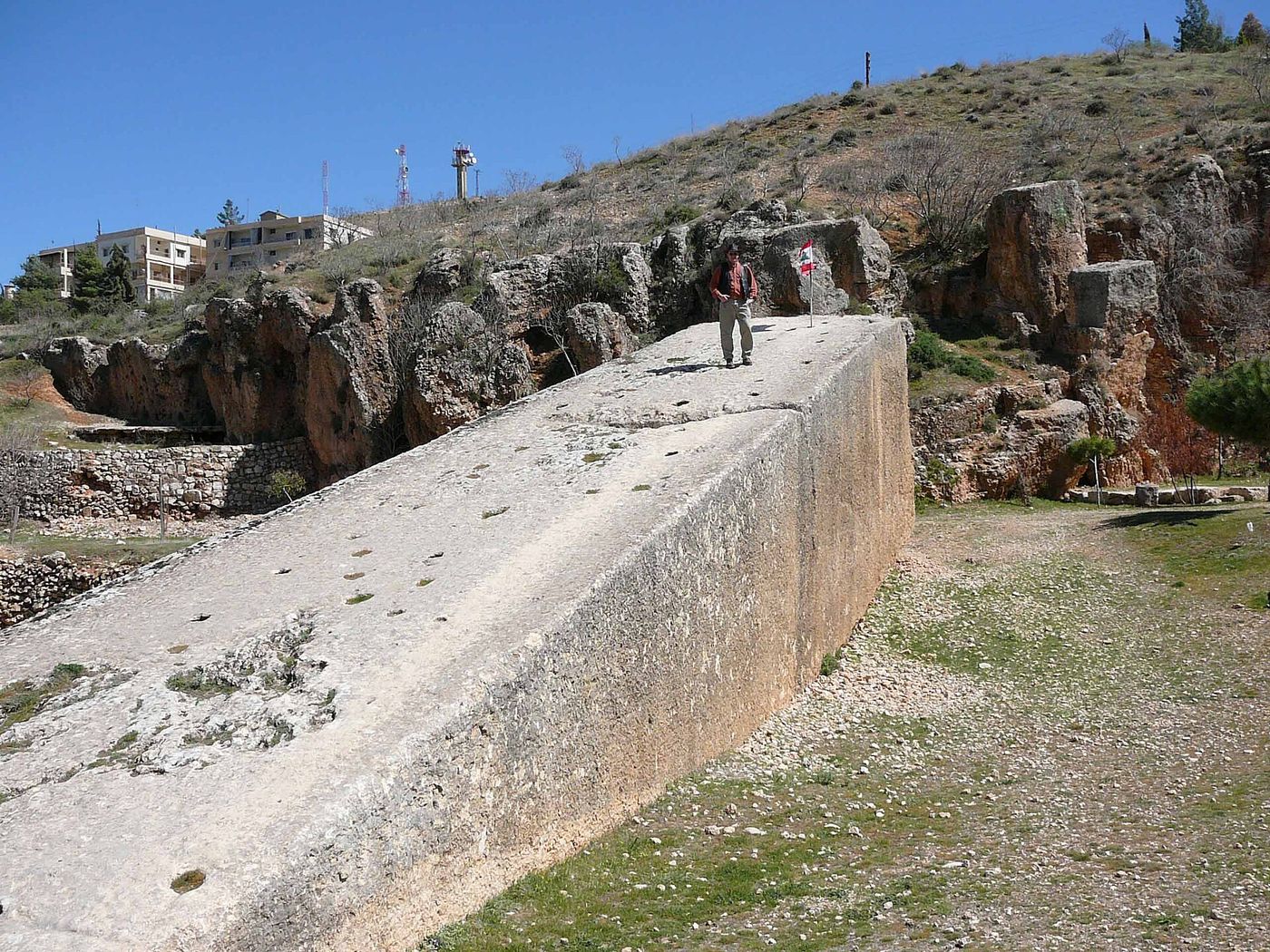 Ralph Ellis on the large stone at Baalbek, known as the Stone of the Pregnant Woman